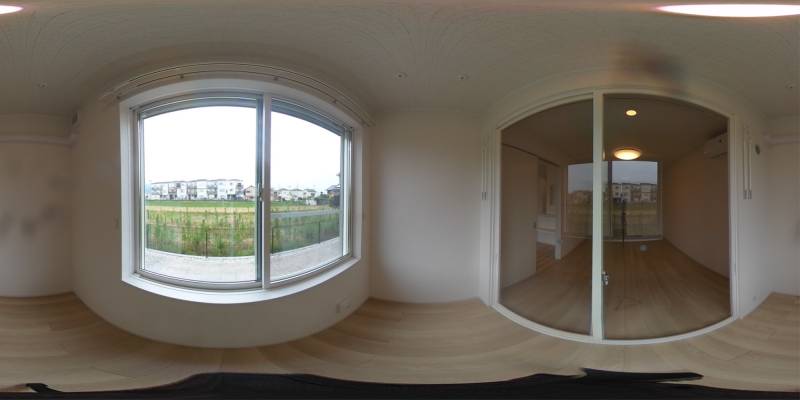 パノラマ画像バルコニー