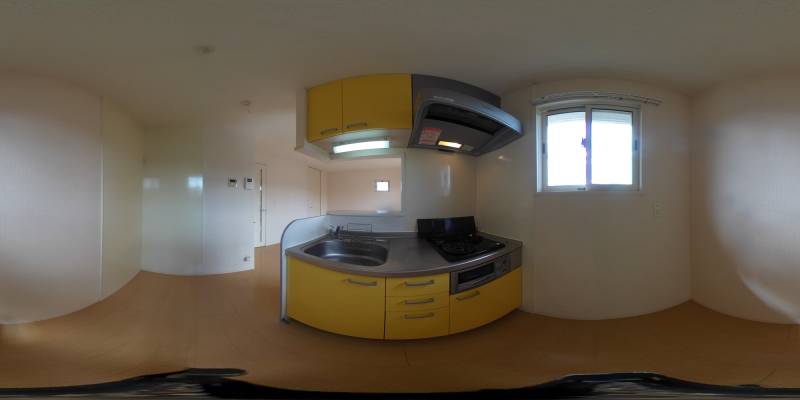 パノラマ画像キッチン