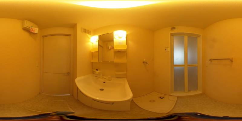 パノラマ画像洗面所