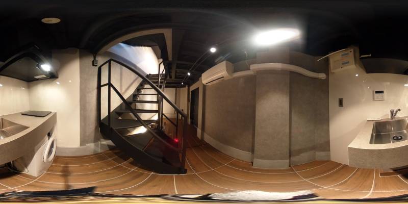 パノラマ画像キッチン