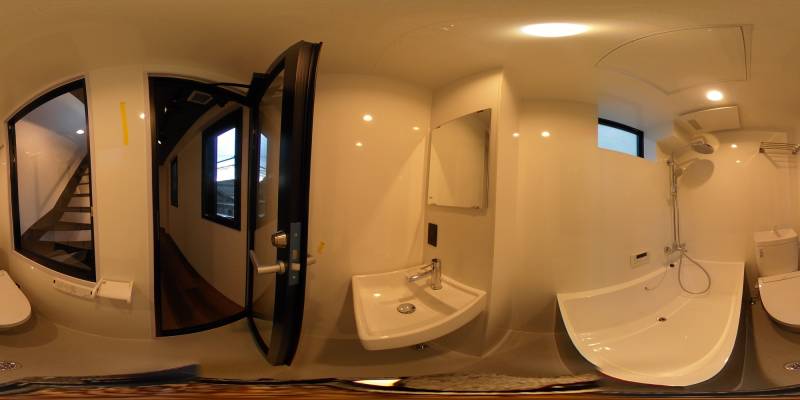 パノラマ画像バスルーム