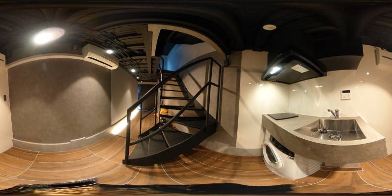 パノラマ画像キッチン