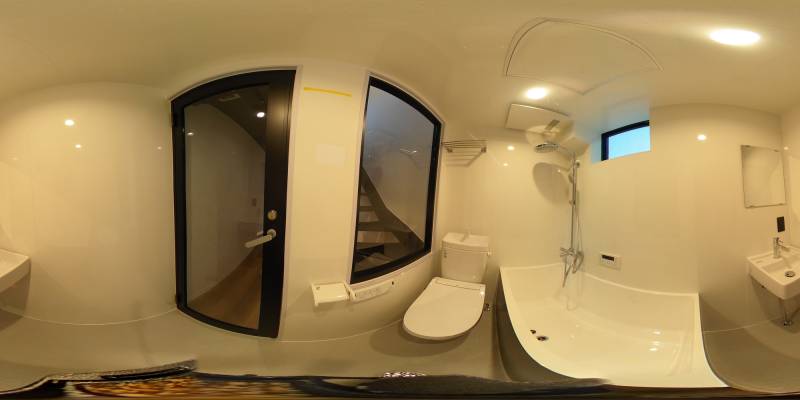 パノラマ画像バスルーム