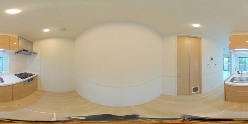 パノラマ画像キッチン