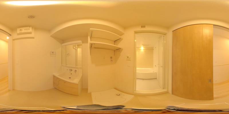 パノラマ画像洗面所