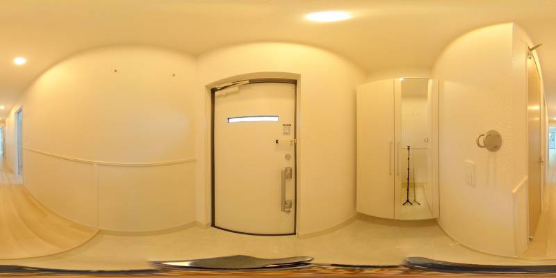 パノラマ画像玄関