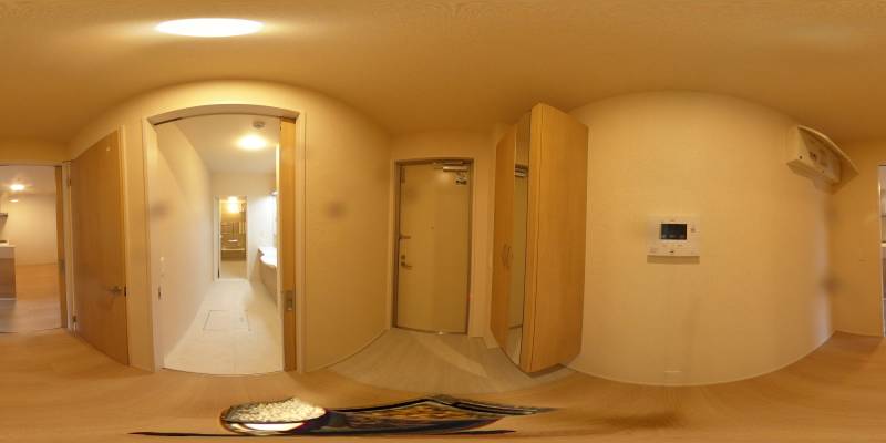 パノラマ画像玄関