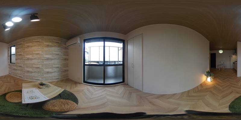 パノラマ画像洋室