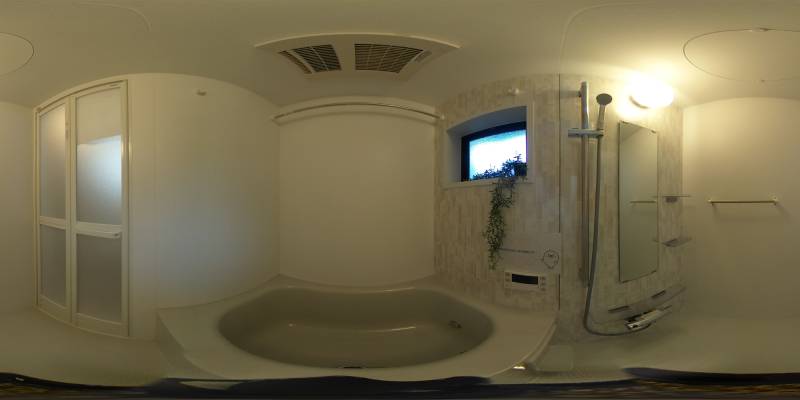 パノラマ画像バスルーム