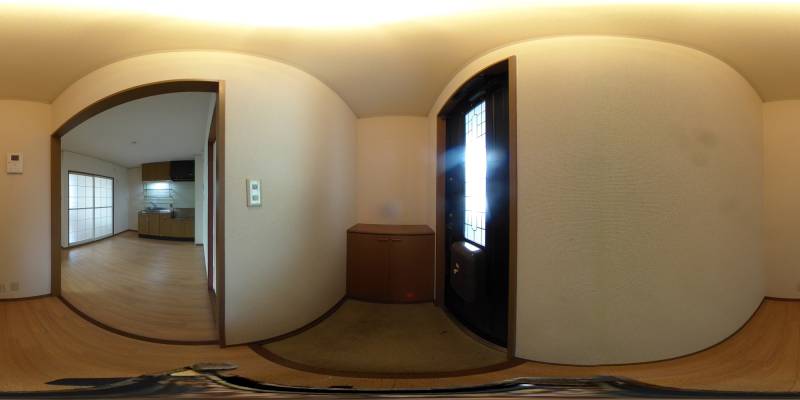 パノラマ画像玄関