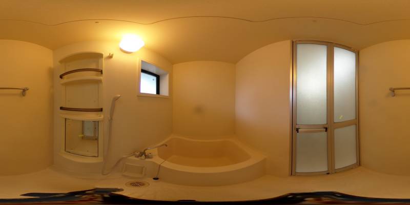 パノラマ画像バスルーム