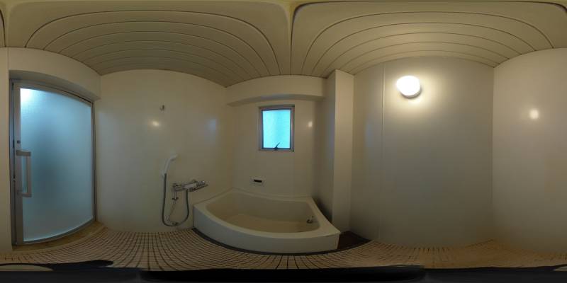 パノラマ画像バスルーム