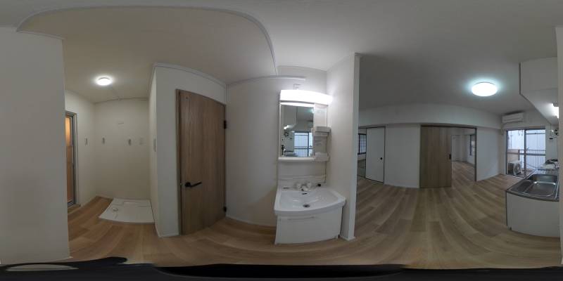 パノラマ画像洗面所