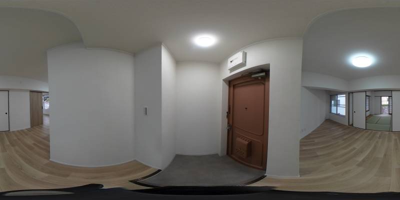 パノラマ画像玄関