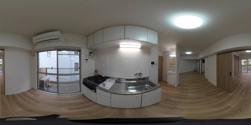 パノラマ画像キッチン