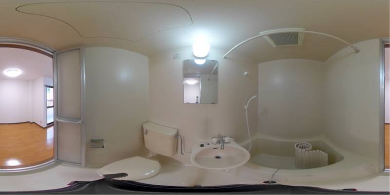 パノラマ画像バスルーム