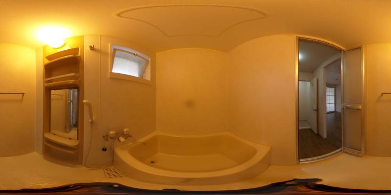 パノラマ画像バスルーム