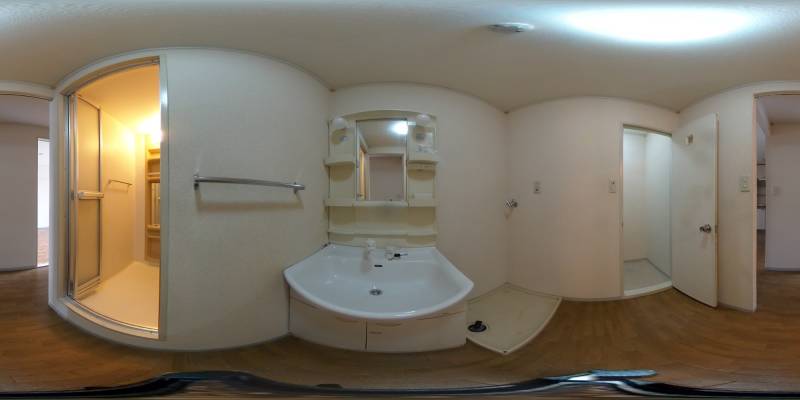 パノラマ画像洗面所