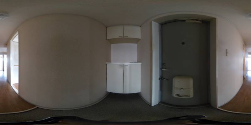 パノラマ画像玄関