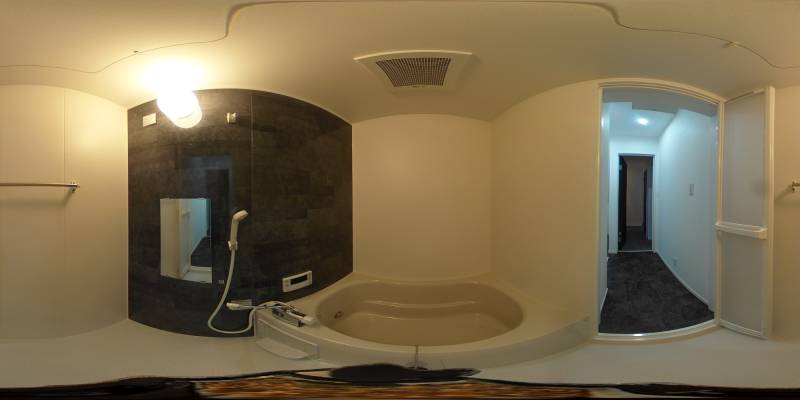 パノラマ画像バスルーム