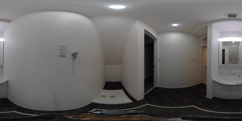 パノラマ画像洗面所