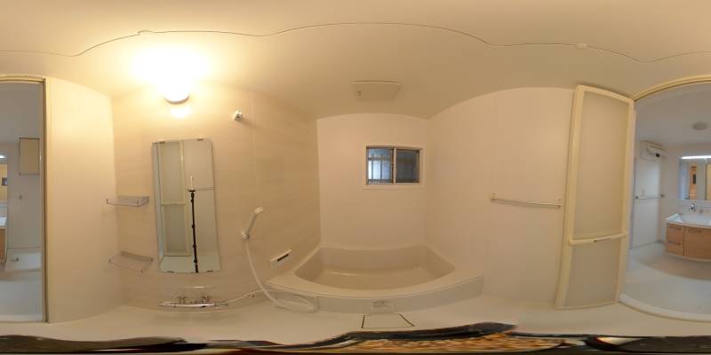 パノラマ画像バスルーム