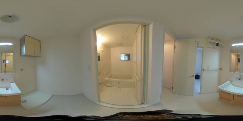 パノラマ画像洗面所