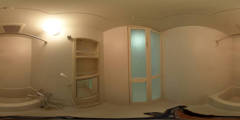 パノラマ画像バスルーム