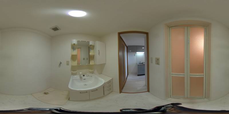 パノラマ画像洗面所