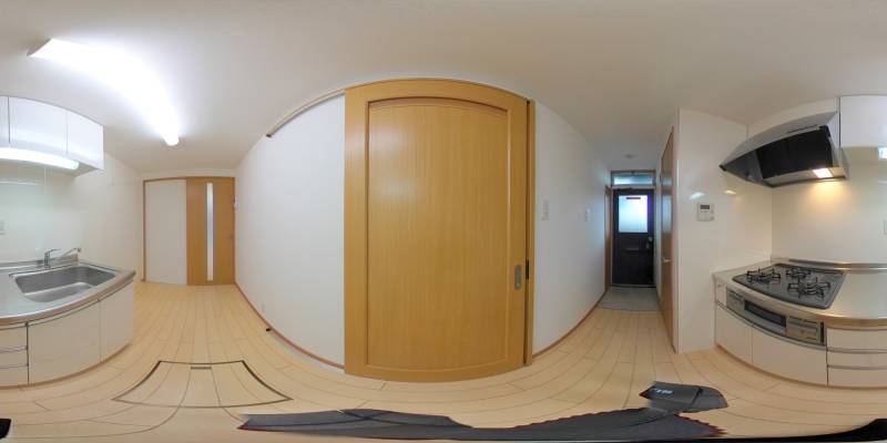 パノラマ画像キッチン