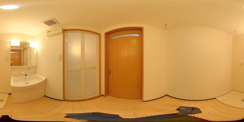 パノラマ画像洗面所