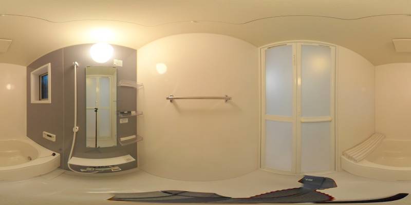 パノラマ画像バスルーム