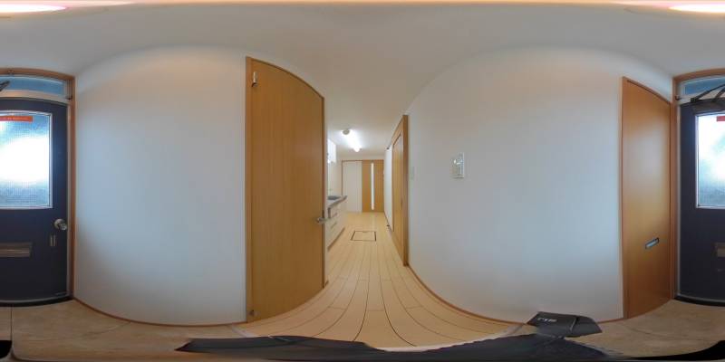 パノラマ画像玄関