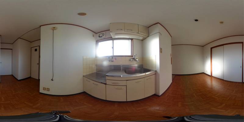 パノラマ画像キッチン