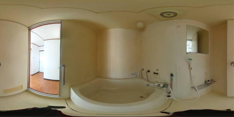 パノラマ画像バスルーム