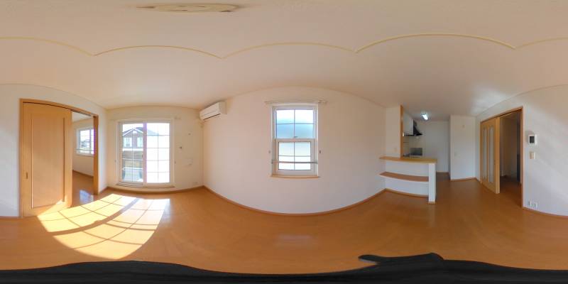 パノラマ画像リビング