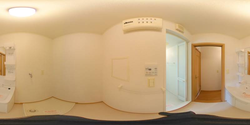 パノラマ画像洗面所