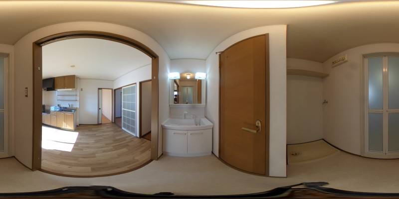 パノラマ画像洗面所