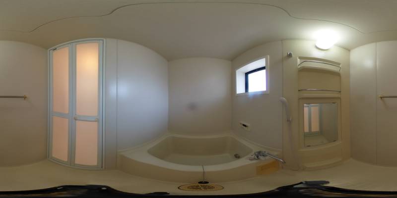 パノラマ画像バスルーム