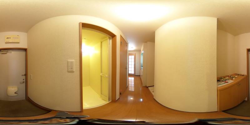 パノラマ画像玄関