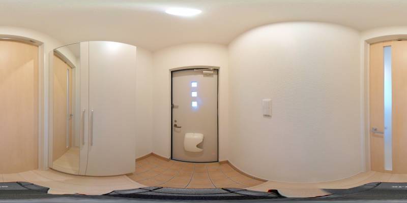 パノラマ画像玄関