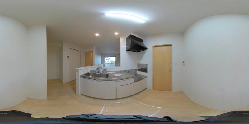 パノラマ画像キッチン