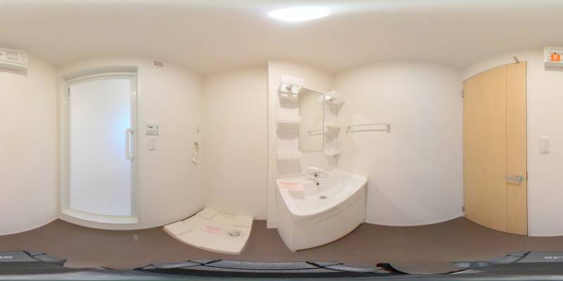 パノラマ画像洗面所