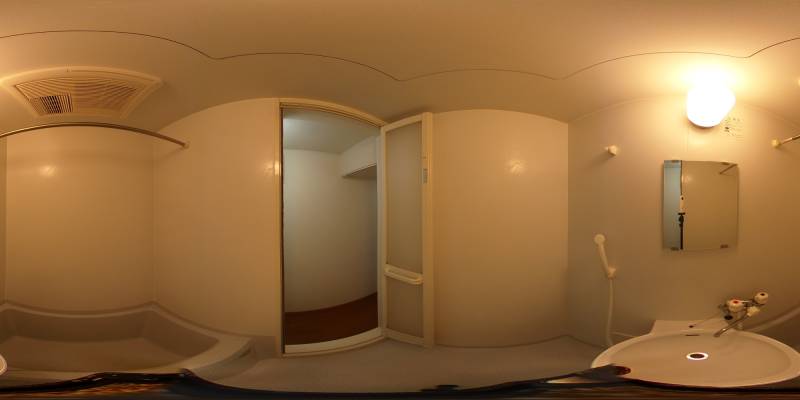 パノラマ画像バスルーム