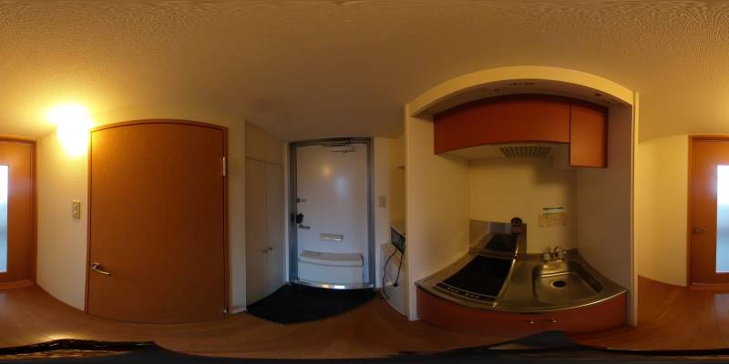 パノラマ画像キッチン