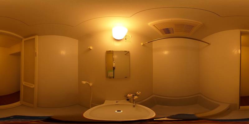 パノラマ画像バスルーム