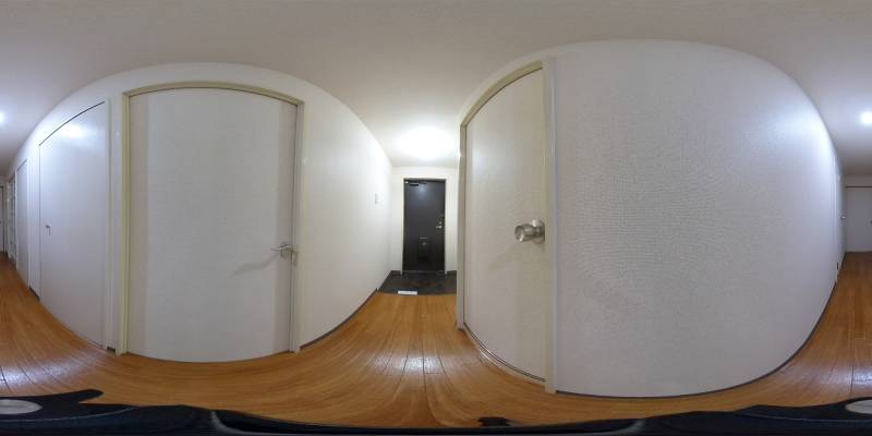 パノラマ画像玄関