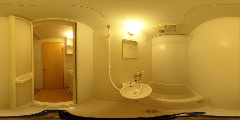 パノラマ画像バスルーム