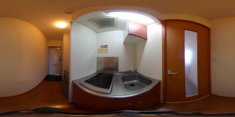 パノラマ画像キッチン