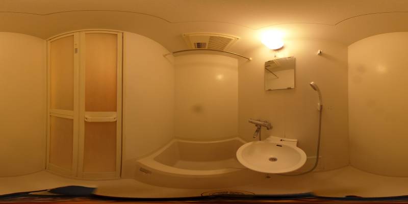 パノラマ画像バスルーム